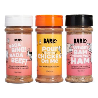 Barkbox – Dry Dog Food Toppers Variety 3 Pack – Ham, Beef & Chicken - Protein Rich, Grain Free – Meal Enhancer for Large & Small Breeds