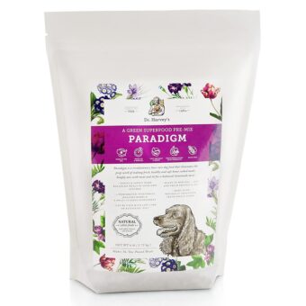 Dr. Harvey's Paradigm Green Superfood Dog Food, Human Grade Dehydrated Grain Free Base Mix for Dogs, Diabetic Low Carb Ketogenic Diet (6 Pounds)