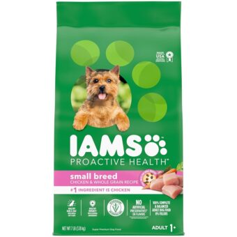 IAMS Proactive Health Small Breed Adult Dry Dog Food with Real Chicken, 7 lb. Bag