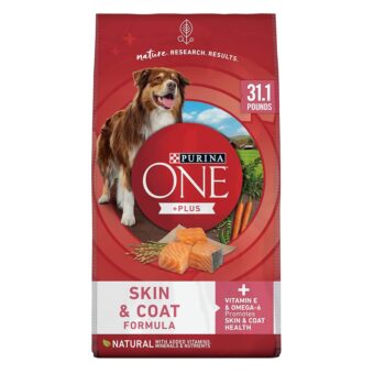 Purina ONE Natural, Sensitive Stomach Dry Dog Food, +Plus Skin & Coat Formula - 31.1 lb. Bag