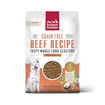 The Honest Kitchen Whole Food Clusters Grain Free Beef Dry Dog Food, 20 lb Bag