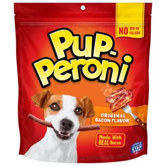 Pup-Peroni Dog Treats, Original Bacon Flavor, 22.5 Ounce, Made with Real Bacon