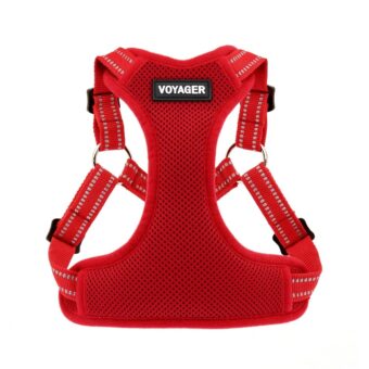 Best Pet Supplies Voyager Adjustable Dog Vest Harness Breathable No Pull Harness for Small, Medium, Large Dogs, Heavy Duty Harness for Walking, Jogging, Easy Step-in, Reflective...