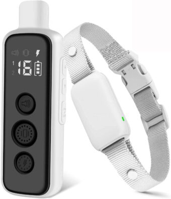 Bousnic Shock Collar for Dogs - Waterproof Rechargeable Dog Electric Training Collar with Remote for Small Medium Large Dogs with Beep, Vibration, Safe Shock Modes (8-120 Lbs)...