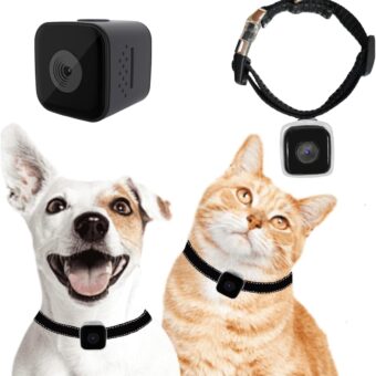 Cat Camera Collar, No WiFi Needed No APP,Cat Collar Camera with Video Record, Body Camera for Cat/Dog Recording,Camera for Cat Collar,Pet Collar Camera Outdoor, Dog/Cat Birthday...