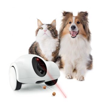 Dog Camera, Pet Camera Indoor with Phone App Cat Camera 15 Days Long Standby Pet Robot for Dog Treat Camera Dispenser Feeder 1080P Full HD Home Wifi Camera 360°Move Freely 2-Way...