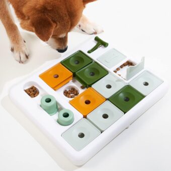 Dog Puzzle Toy 3 Levels, Dog Interactive Toys, Mental stimulating for Boredom and Smart Dogs, Treat Puzzle for All Breeds Dog