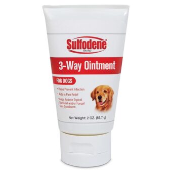 Dog Wound Care Ointment, Relieves Pain & Prevents Infection For Dog Cuts, Scrapes, Bites and Injuries, 2 Ounce