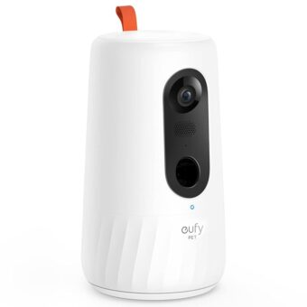 eufy Security Pet Camera for Dogs and Cats, On-Device AI Tracking and Pet Monitoring, 360° View, 1080p, with Treat Dispenser, Local Storage, 2-Way Audio, Phone App, No Monthly...