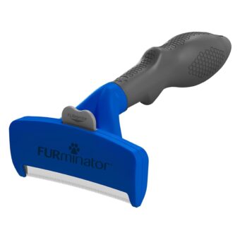 FURminator Undercoat Deshedding Tool for Dogs, Deshedding Brush for Dogs, Removes Loose Hair and Combats Dog Shedding, Blue