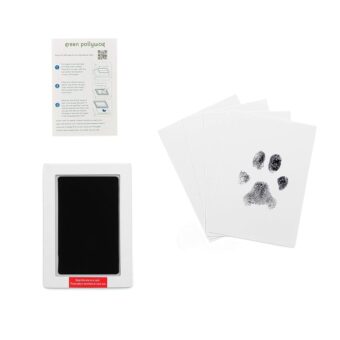 Green Pollywog | Extra-Large Clean Touch Inkless Ink Pad for Pets | Paw/Nose Prints for Dogs & Cats Non-Toxic | Paw Print Stamp Kit | Dog Paw Print Kit | Cat Footprint Keepsake...