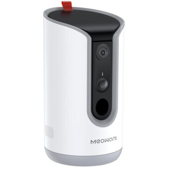 Meowant 2K HD Dog Camera, 5G & 2.4G WiFi Dog Camera with Treat Dispenser, 360° View Pet Security Camera with Phone App, 2-Way Audio, AI Auto Tracking and Motion Alerts for Dog...