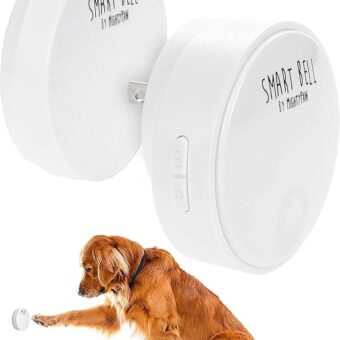 Mighty Paw Smart Dog Bell 2.0 | Wireless Dog Door Bell for Potty Training - Potty Training Bell for Puppies for Door - Door Bells for Dogs to Ring to Go Outside - Electronic...