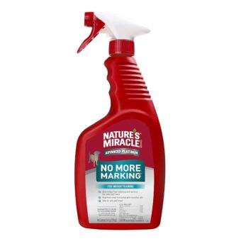 Nature's Miracle Advanced Platinum No More Marking, 24 Ounces, Helps Discourage Repetitive Pet Marking