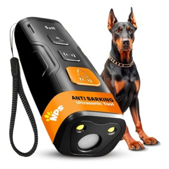 NPS Dog Bark Deterrent Devices | Professional Anti Barking for Dogs Ultrasonic Tool | No Need to Yell or swat, Point to a Dog, Hit The Button | for Dog Training, Alternative to...