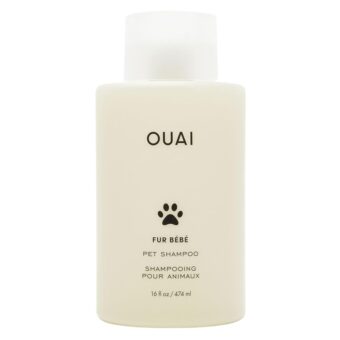 OUAI Fur Bébé Pet Shampoo, Mercer Street Scent - Dog Shampoo and Coat Wash for Hydrating, Cleansing and Adding Shine to Pet Hair - Pet Supplies by OUAI (16 Fl Oz)