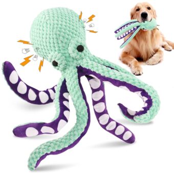 Squeaky Dog Toys for Large Dogs: Plush Dog Toys with Soft Fabric - Pet Toys for Small, Medium, and Large Dogs - Puppy Toys to Keep Them Busy