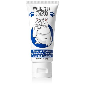 Squishface Wrinkle Paste - Bulldog, French Bulldog, Pug, English Bulldog – Cleans Wrinkles, Tear Stain, Tail Pockets, and Paws – Anti-Itch Tear Stain Remover & Bulldog Wrinkle...