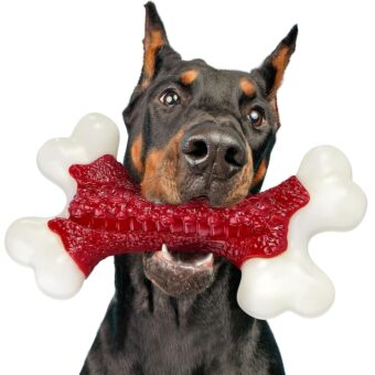 Tough Dog Toys, Toys for Aggressive Chewers Large Breed, Chew Dogs, Bone Toy Nylon Dogs Almost Indestructible