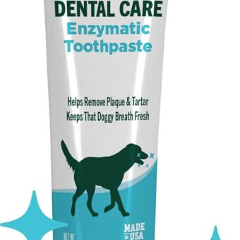 Vet’s Best Enzymatic Dog Toothpaste - Teeth Cleaning and Fresh Breath Dental Care Gel - Vet Formulated - Banana Flavor - 3.5 Ounces