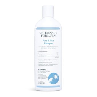 Veterinary Formula Flea and Tick Shampoo for Dogs and Cats, 16 oz